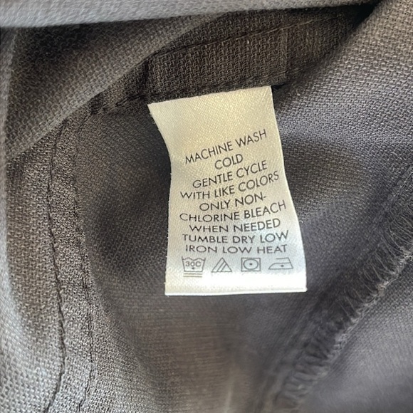 Calvin Klein Slim Fit Gray Long Sleeve Shirt Size M 100% Cotton - Picture 7 of 8